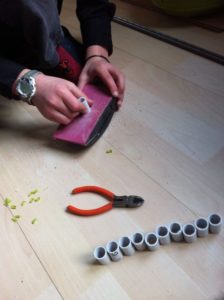 ponçage entretoises