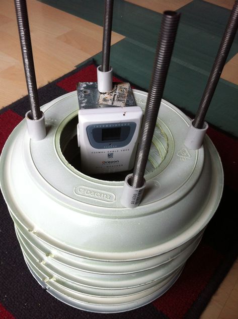 montage final de l'abri météo DIY