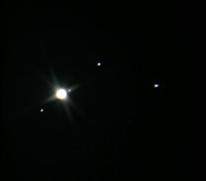 Jupiter et ses 4 satellites