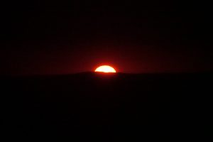 Soleil fin de journée après eclipse 21 aout 2017